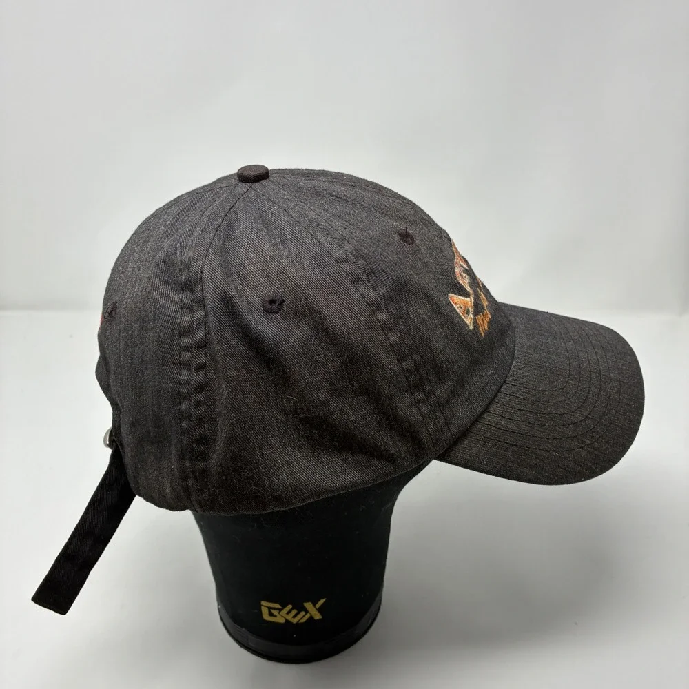 Artcliff Diner Martha's Vineyard Hat Cap Washed Black Embroidered 1943 Fried Egg